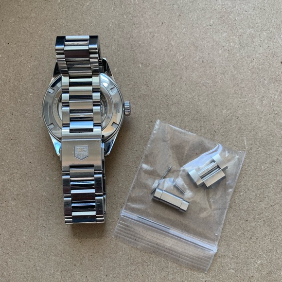 Carrera Calibre 7 Twin time Automatic with links, box, papers - Picture 3 of 6